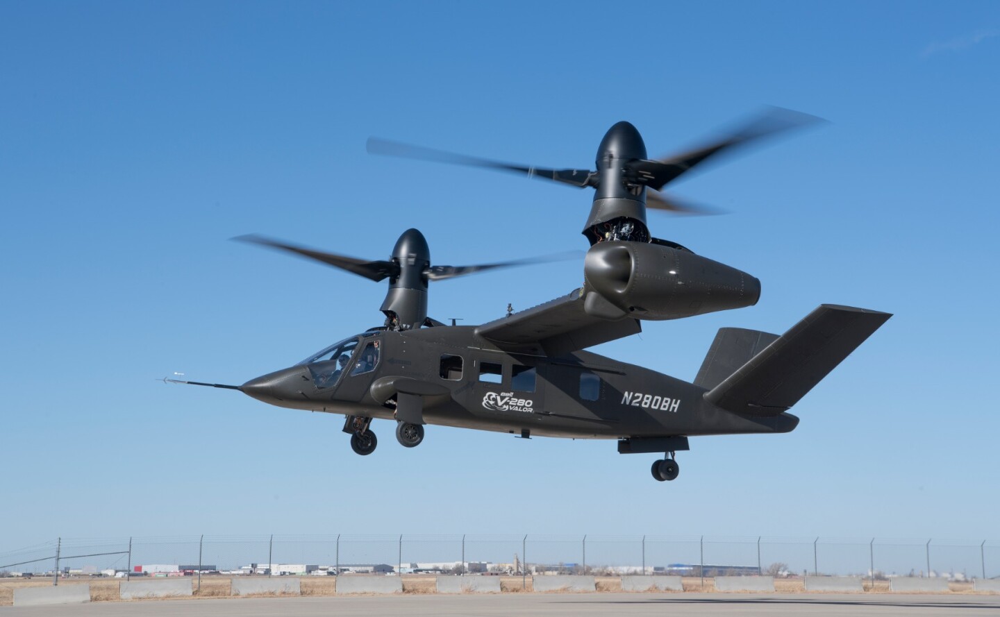The Valor reached a forward speed of over 300 knots