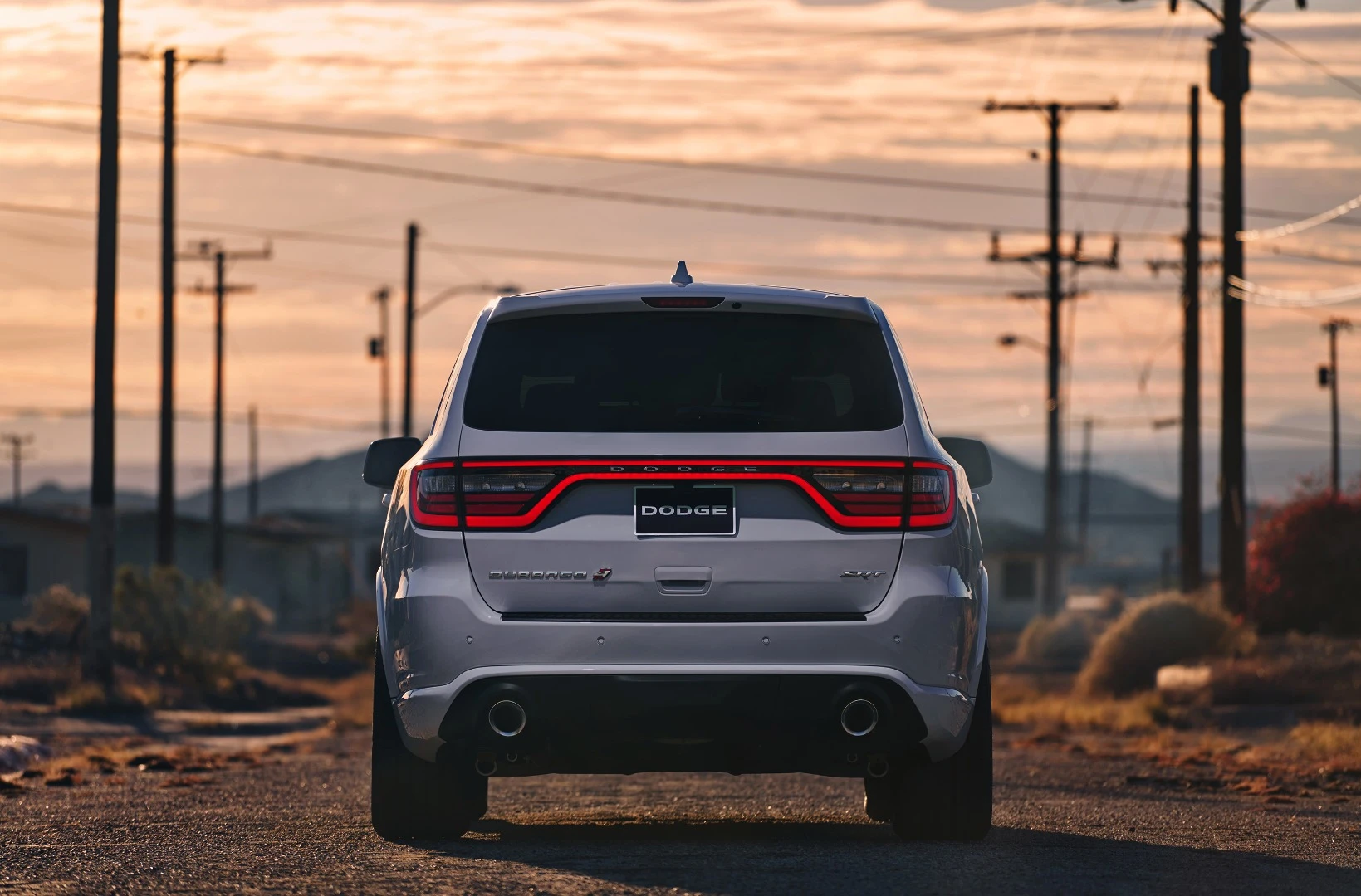 The Durango SRT has a new exhaust system with dual tips