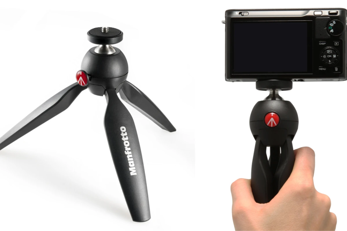 The Manfrotto Pixi is a small and portable tripod which can also be used as a video grip