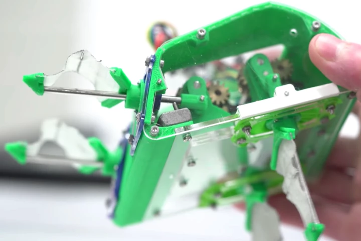 UC Berkeley's vertical-digging, self-burying EMBUR (EMerita BUrrowing Robot)