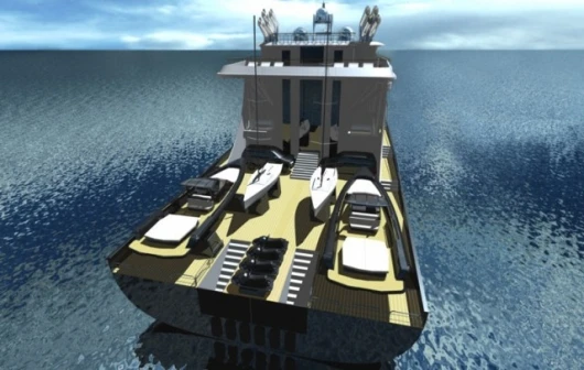 The WallyIsland 325-foot gigayacht