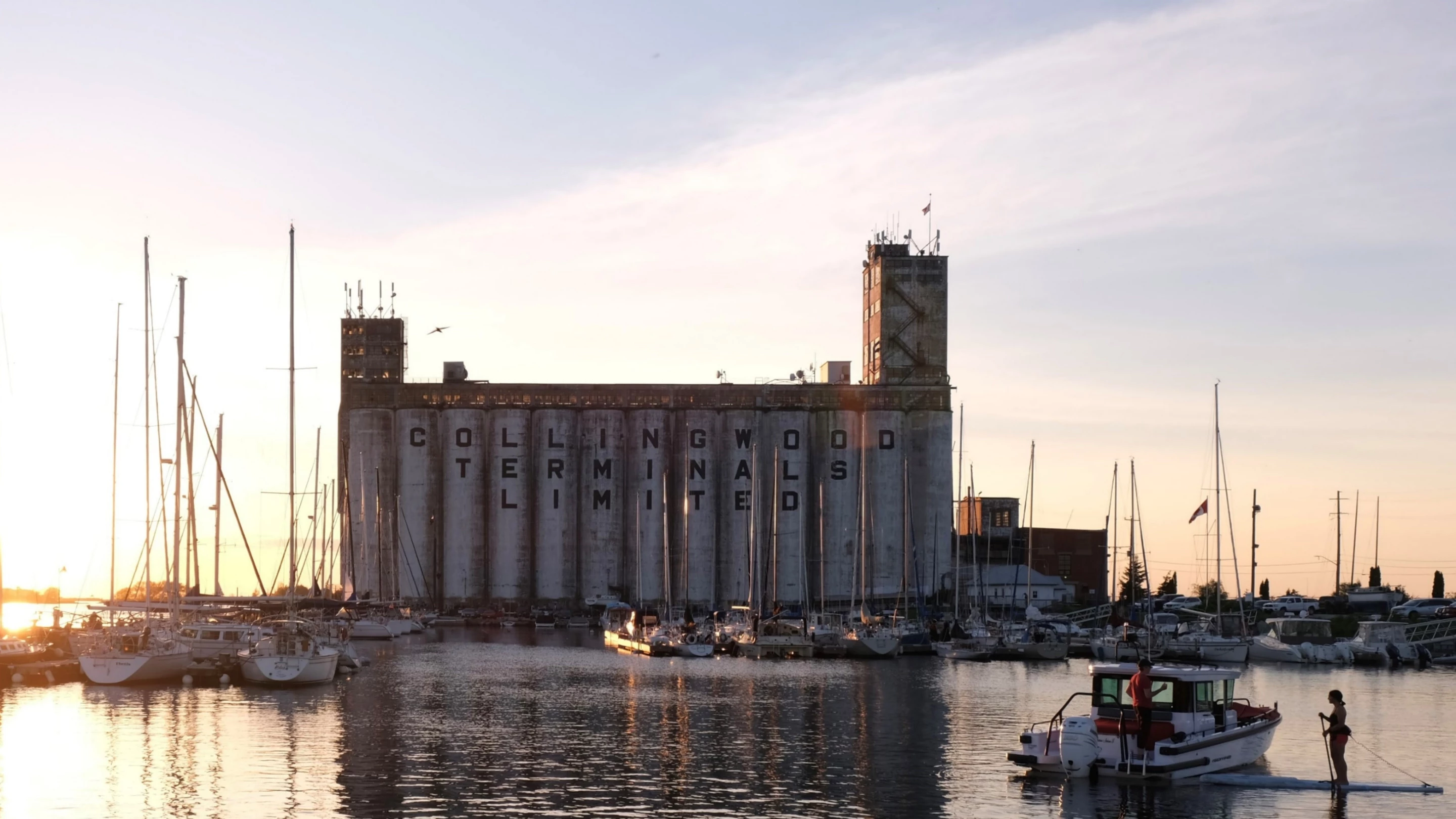 The Collingwood Grain Terminals building, shown here in its current state, was originally constructed back in 1929 and ceased operation in 1993