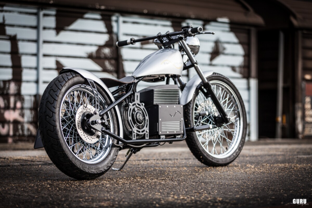 Sine Cycles adds electric power to the old school chopper