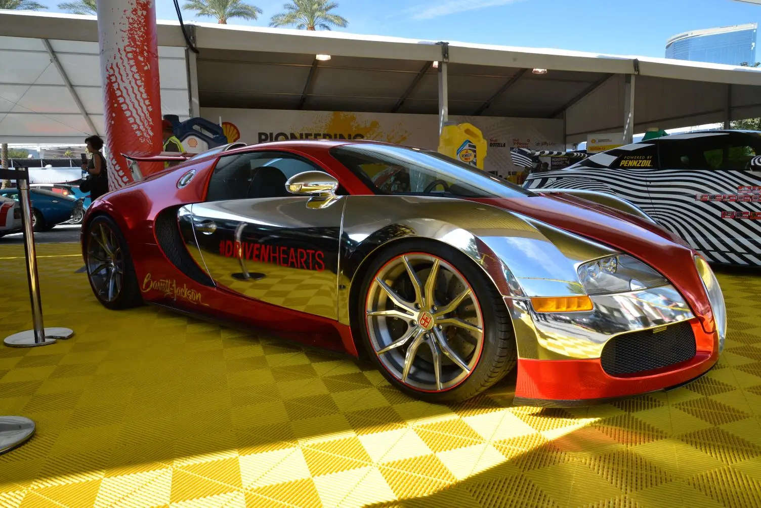 Barrett-Jackson "Driven Hearts" Bugatti Veyron