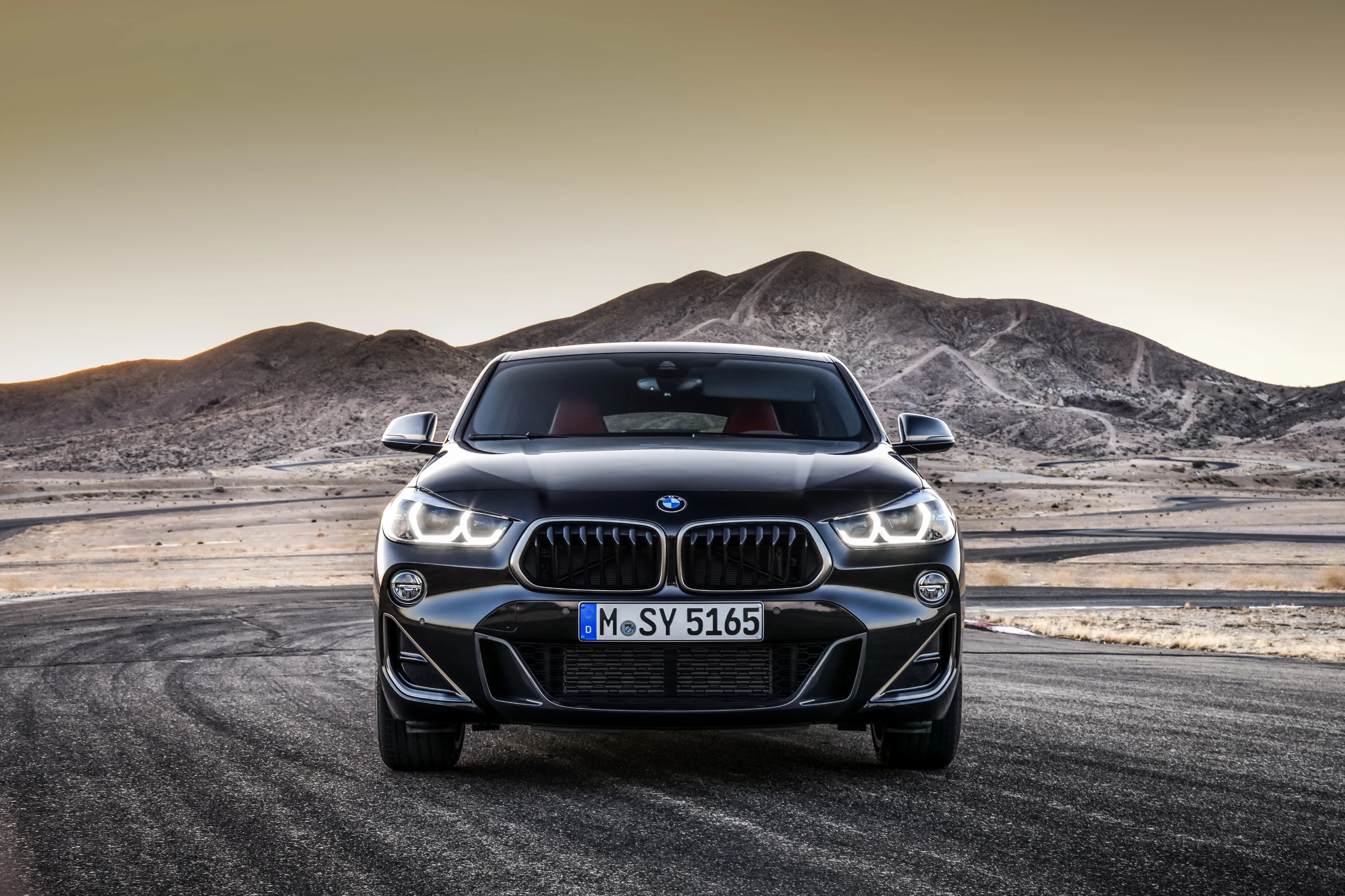 Elements of the BMW X2 M35i are finished in a color called "Cerium Grey"
