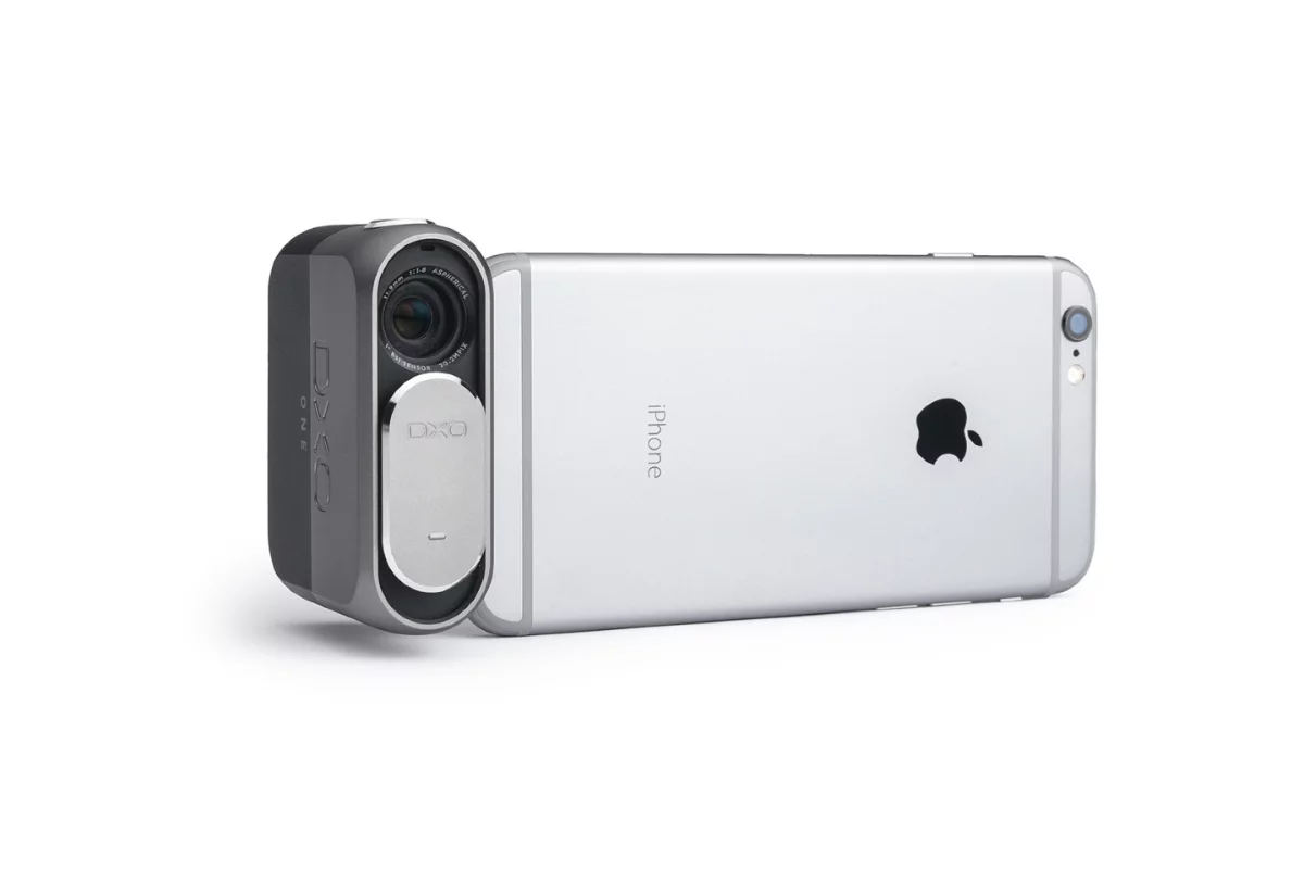 The DxO One works with iPhone 5 and up