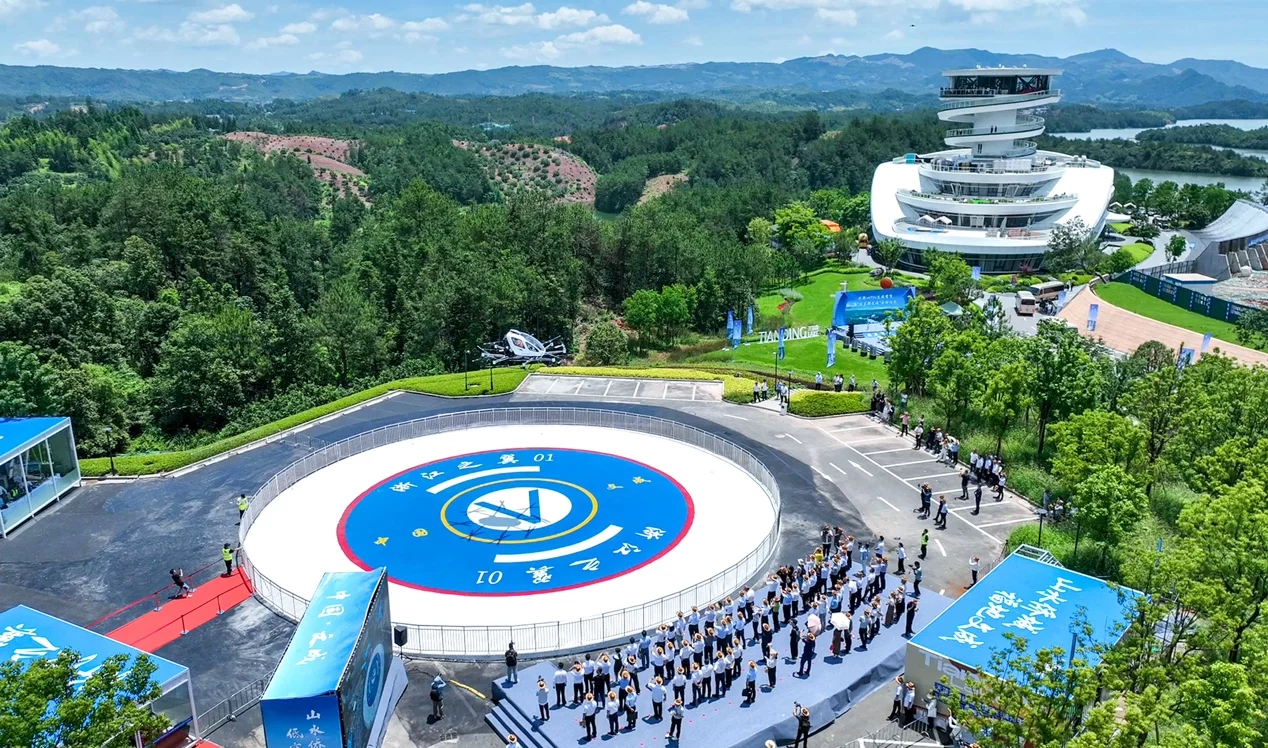 EHang held a delivery and demonstration event in Wencheng in late June