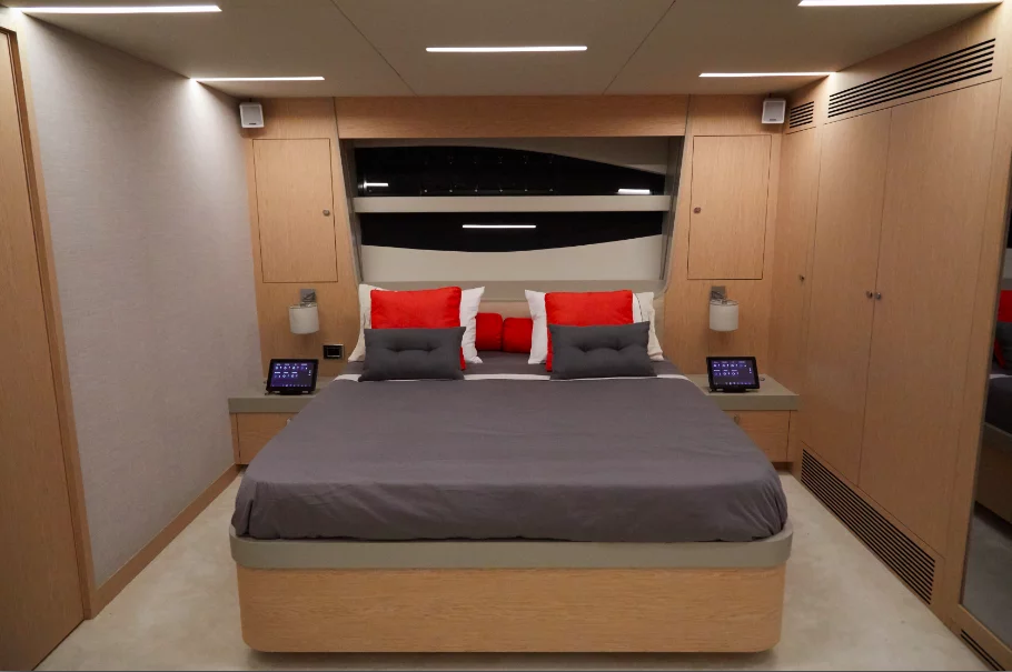 Master bedroom loaded with smart tech