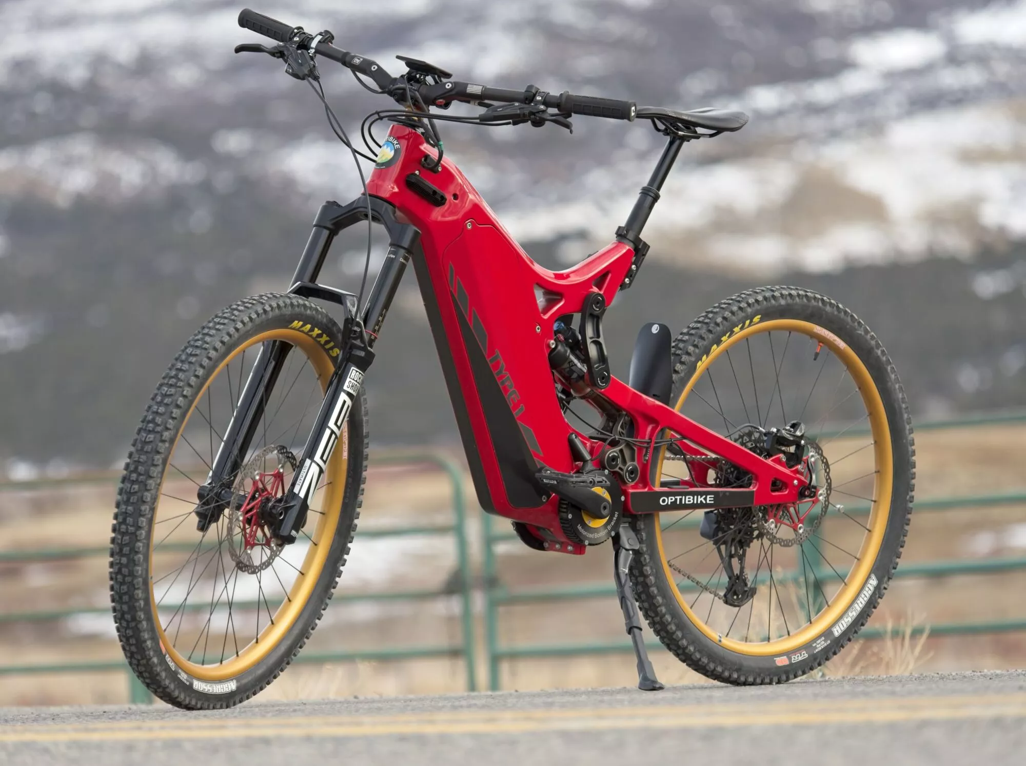 The limited-run Riot is a Class 1 variant of Optibike's powerful R17 eMTB, and is designed to give older and heavier riders the power they need for hill-climbing adventures