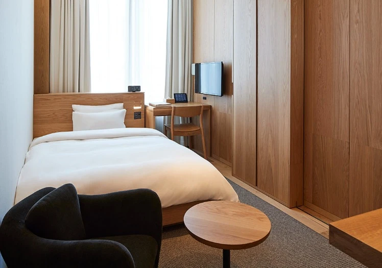 Simple, elegant and compact accommodation the Type A single room