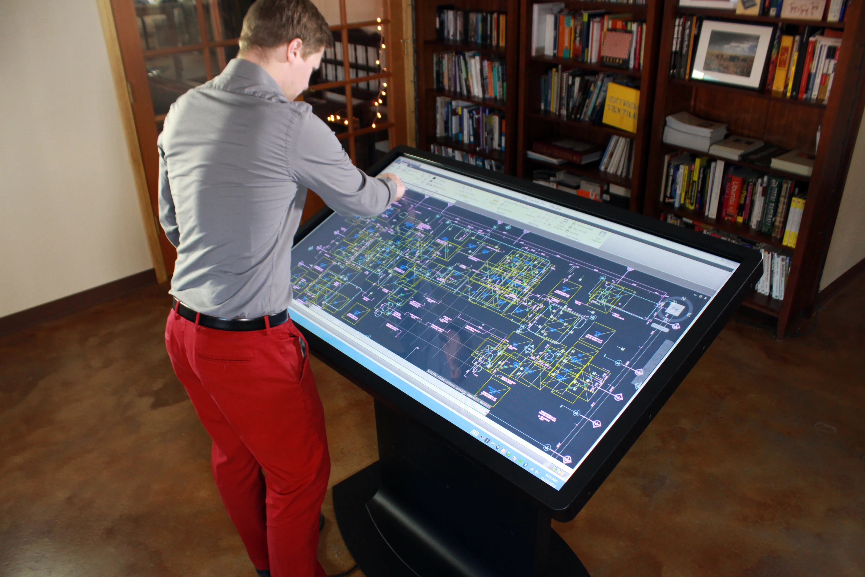 The Drafting table is angled at 30 degrees for a digital take on architectural, design and construction drawing tables