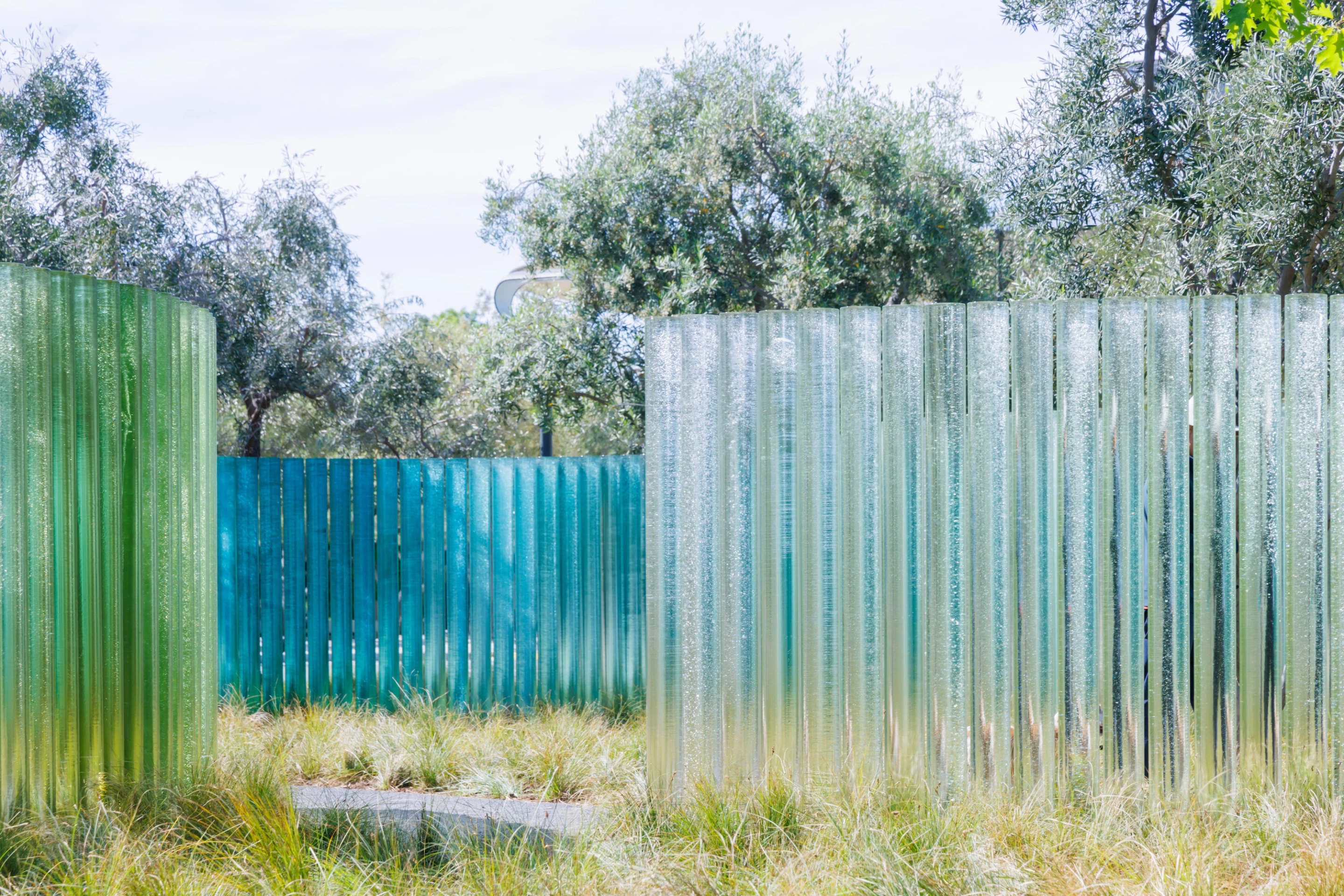 Mirage's glass tubes measure 6.7 ft (2 m) tall