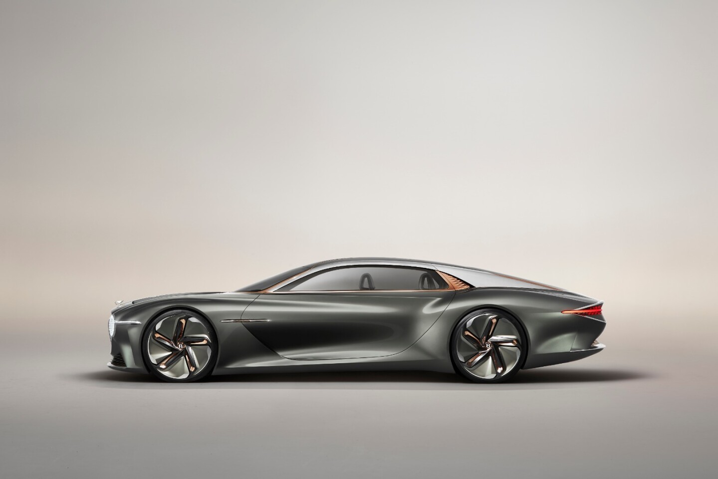 The EXP 100 GT looks determined to set the pavement ahead of it on fire