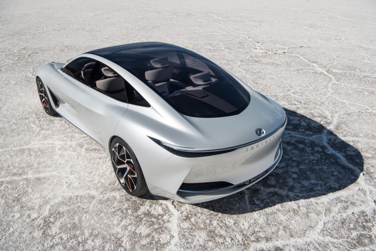 The sexy rear aspect of the Q Inspiration concept shown at Detroit earlier this year