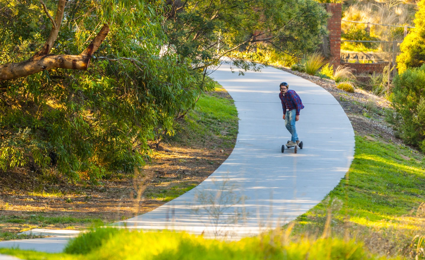The Carbon Series runs on a brushless 350 W motor (Photo Loz Blain/Gizmag.com)