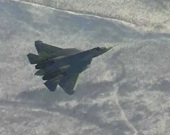 The Russian T-50 PAK-FA fighter jet