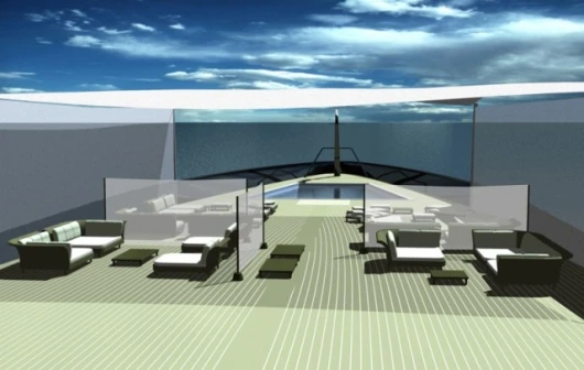 The WallyIsland 325-foot gigayacht