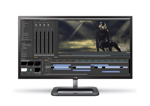 The LG 31MU97 monitor has DCI 4K resolution of 4096 x 2160, which is a digital cinema standard
