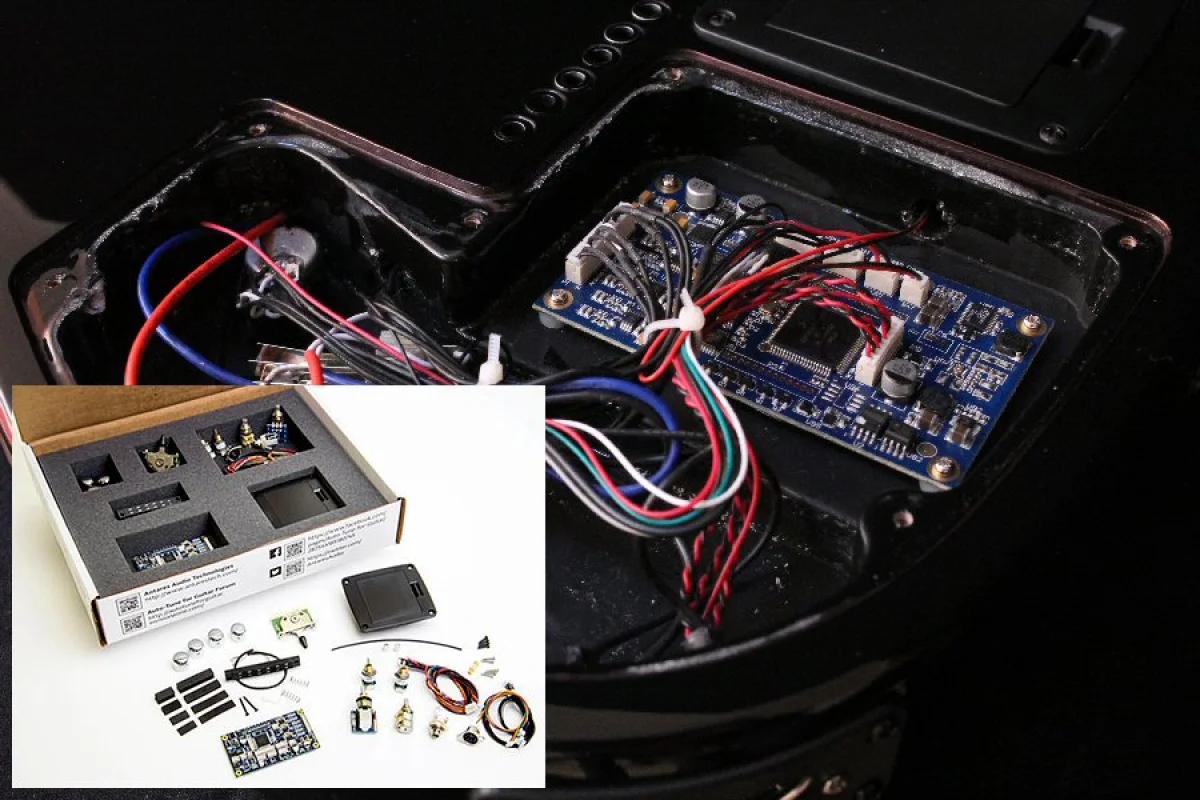 The Antares Auto-Tune for Guitar Custom Installation Kit