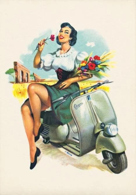 1955 Vespa calendar