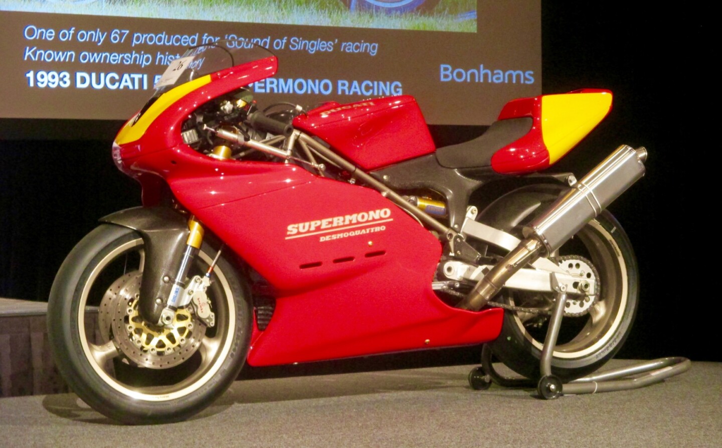 $115,000 | 1993 Ducati 550 Supermono Racing Motorcycle | Auction Link: Bonhams