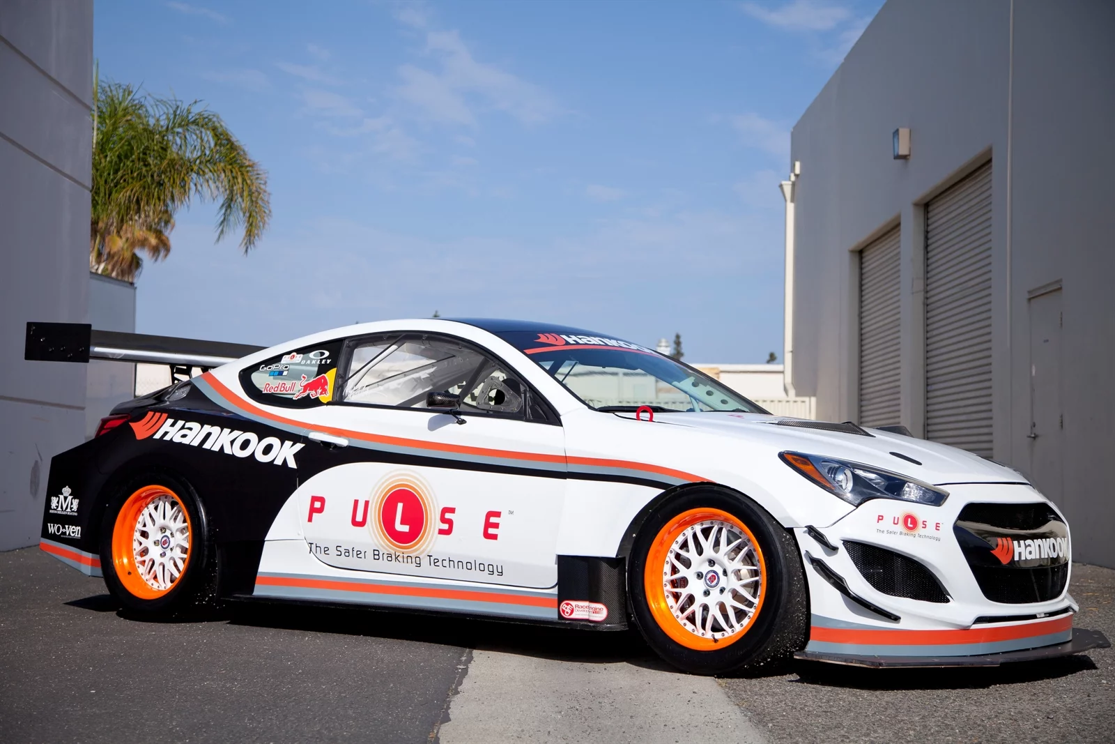 Rhys Millen and team outfitted the Hyundai with an aerodynamic package designed to maximize grip on the new course