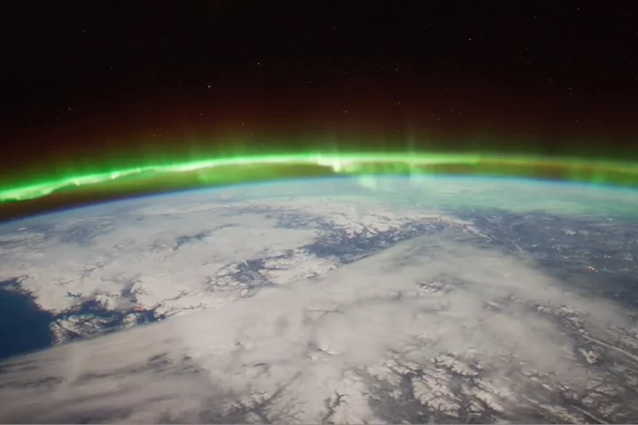 NASA's new study, which focused in part on the pictured auroral region, will help allow scientists to predict when and where ionosphere irregularities will occur (NASA/JSC)