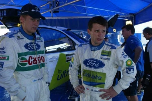 Ford's Toni Gardemeister and Roman Kresta kept Ford's point-scoring record intact by both finishing in the points