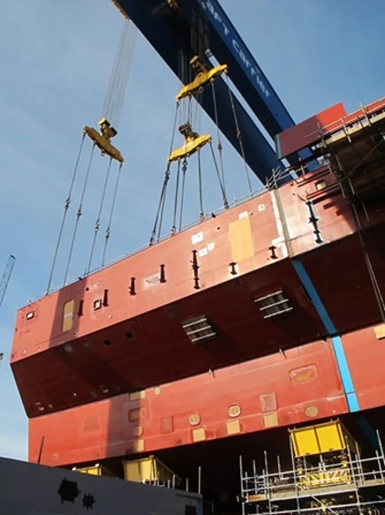 HMS Queen Elizabeth has a modular design