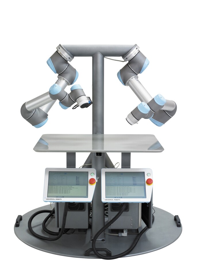Universal Robots' tabletcontrolled factory robots work safely with humans