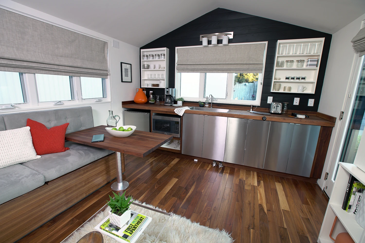 The Smart Tiny Home covers an area of 210 sq ft (20 sq m)