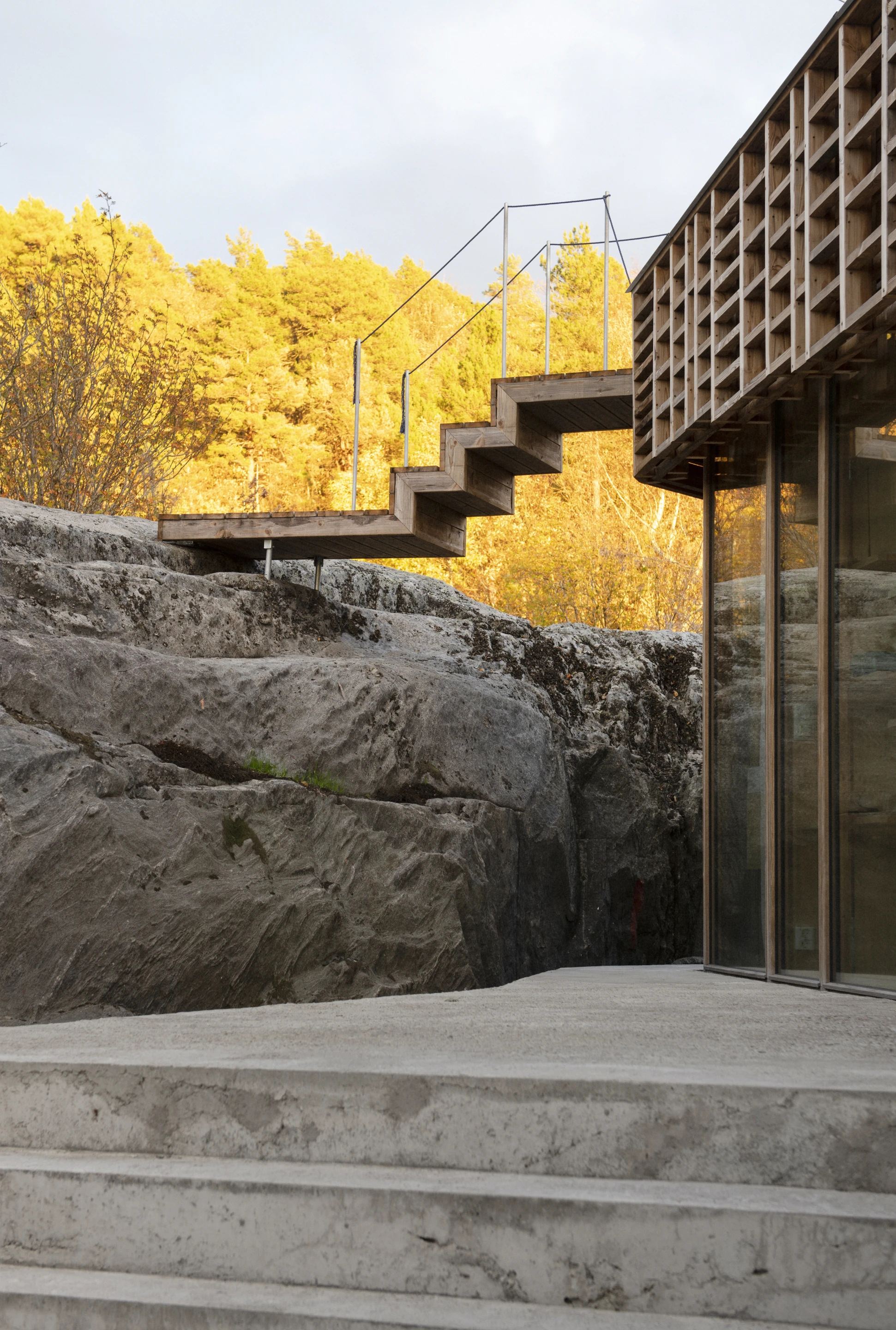 The House on an Island takes its place well in the rocky landscape