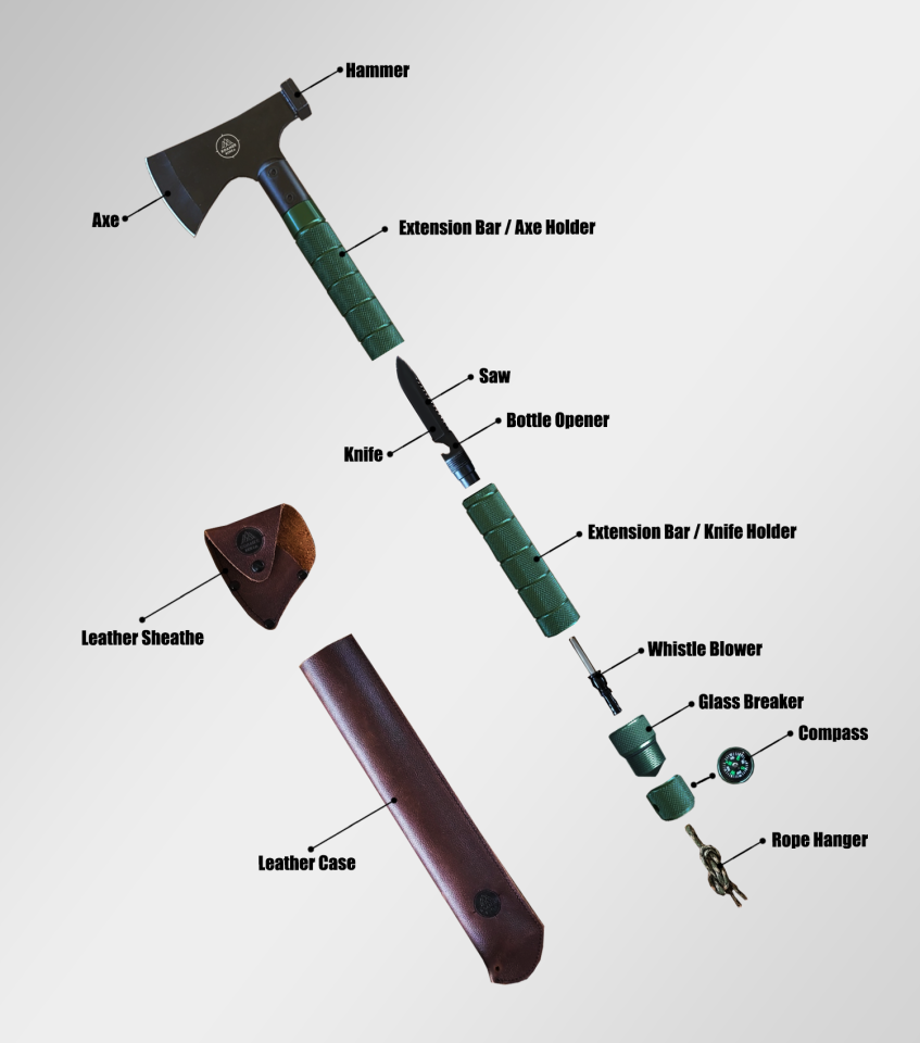 Roamer survival axe multitool hacks modern adventures