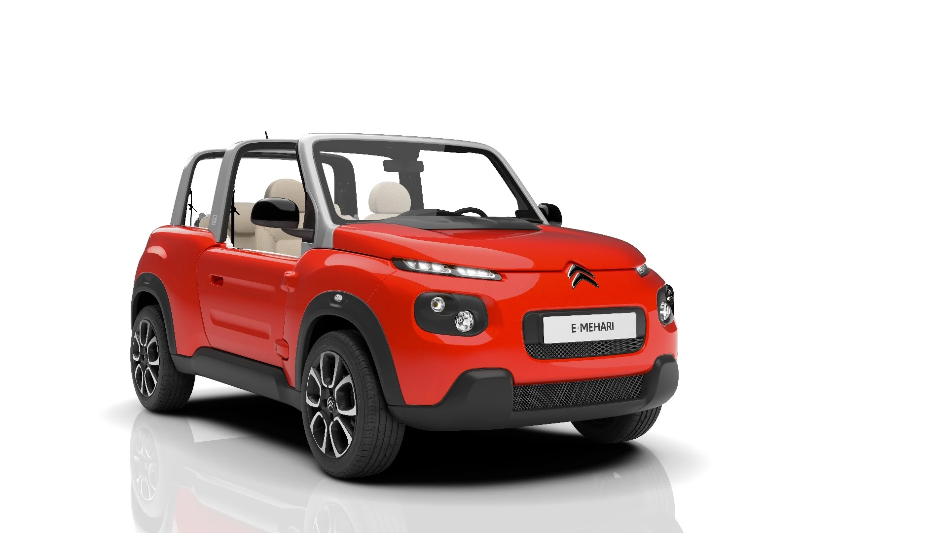 Citroën E-Mehari in orange