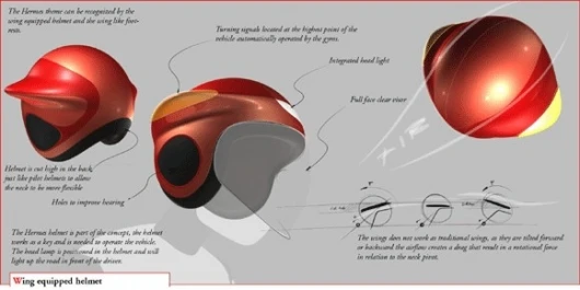 The helmet is alsothe key
