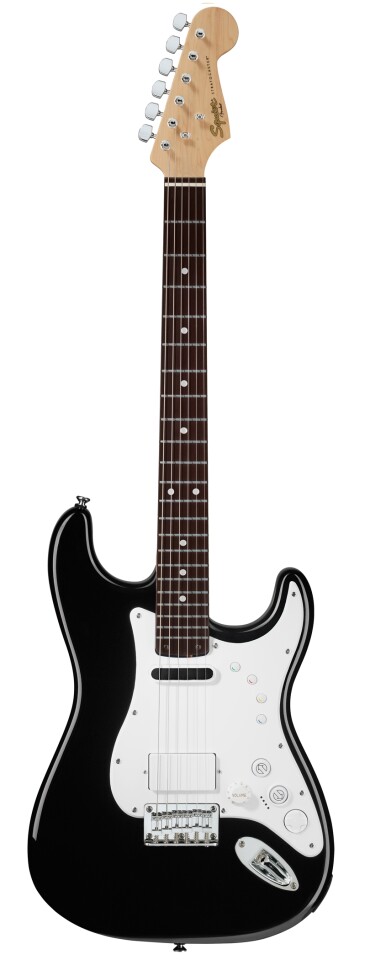 Bringing gamers and players together - the Squier by Fender Stratocaster Guitar and Controller for Rock Band 3