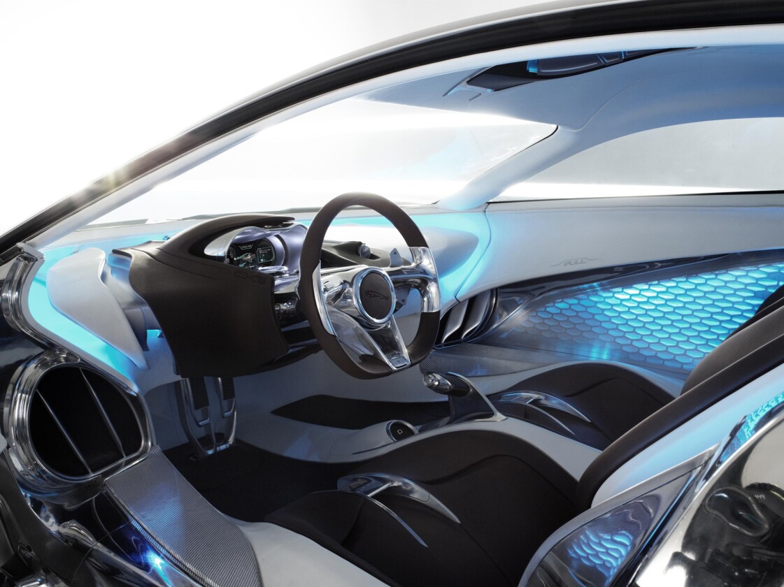 Jaguar's C-X75 concept four-wheel drive electric supercar