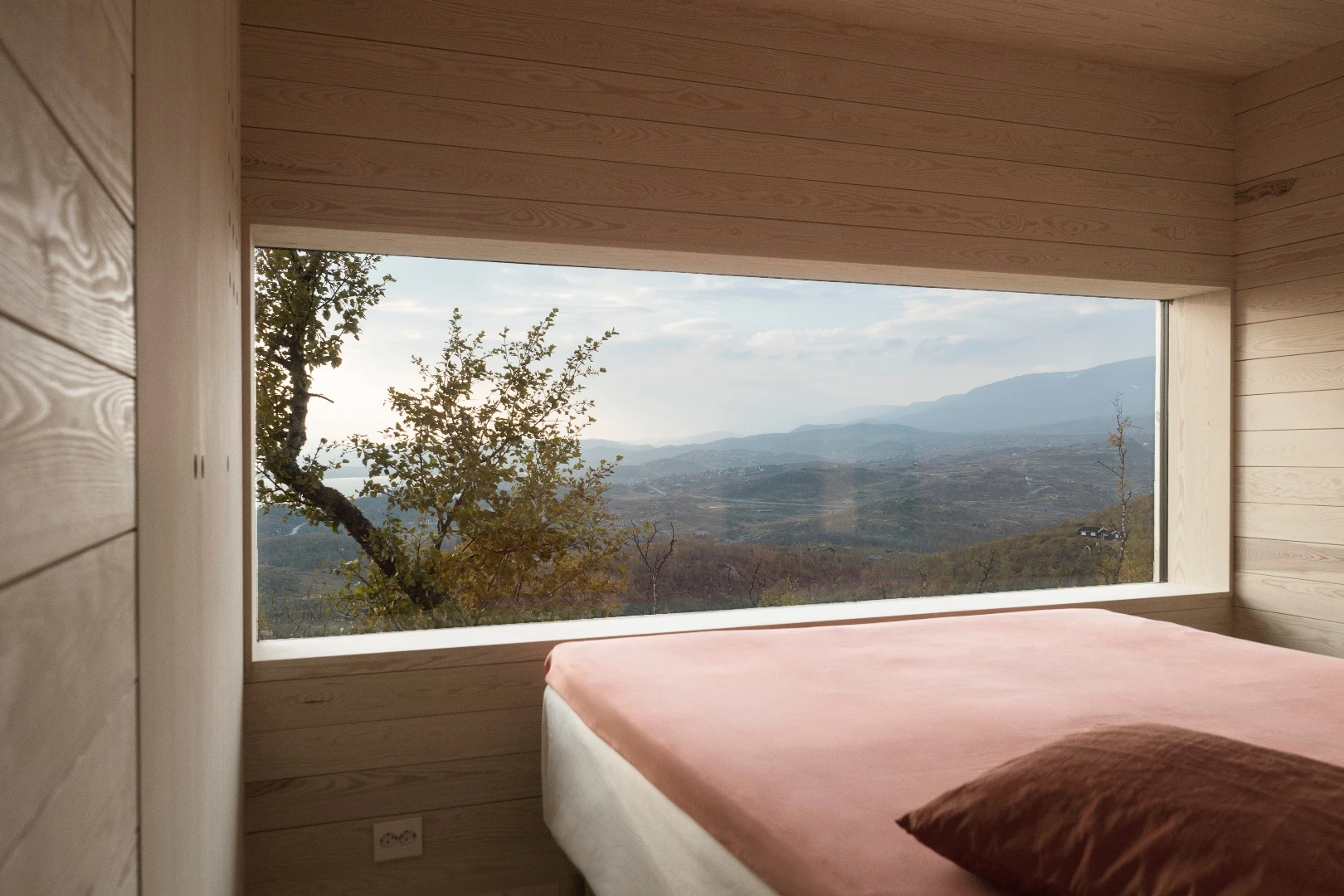 One of Cabin Ustaoset's bedrooms