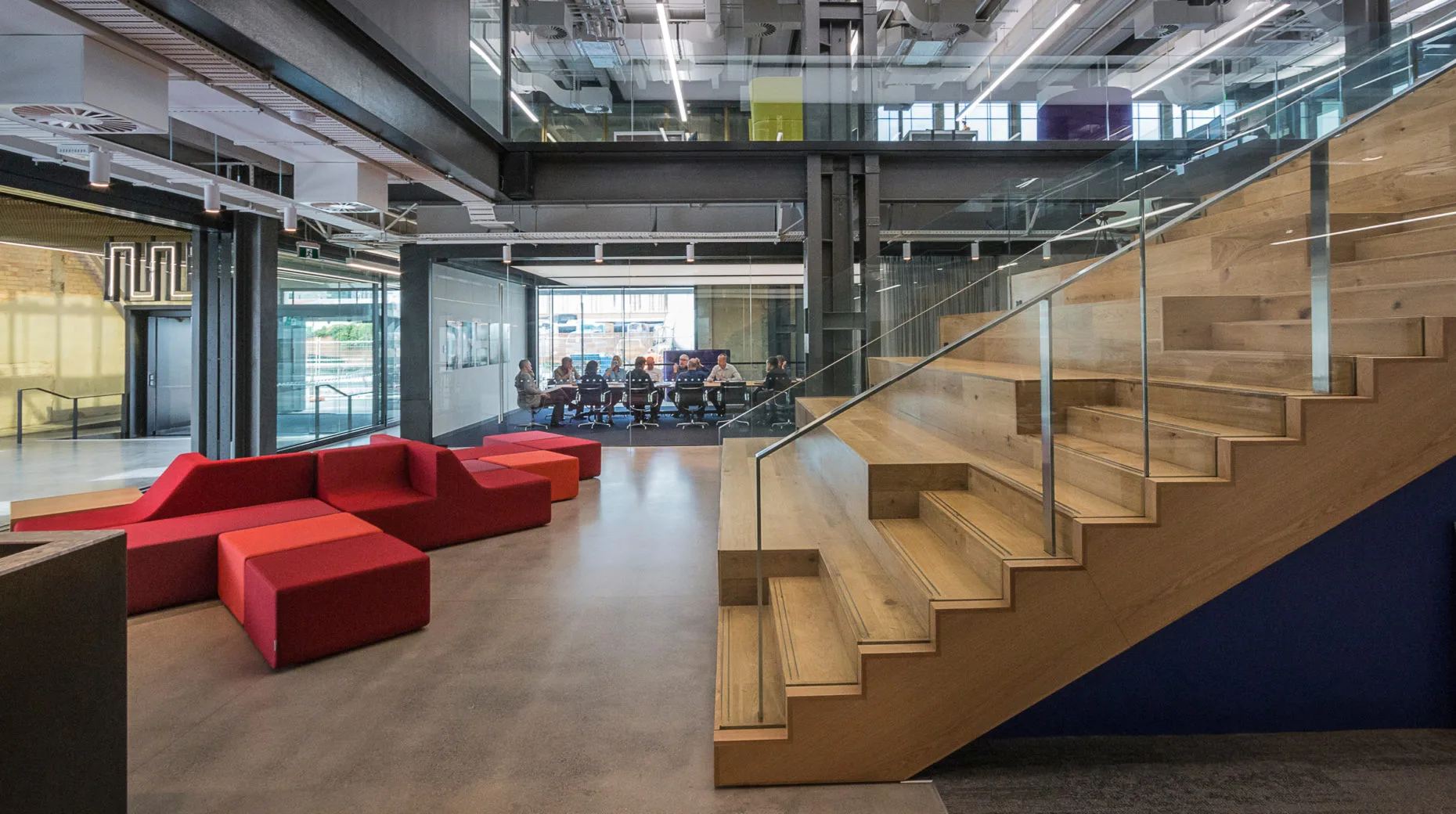 This warehouse interior by Warren and Mahoney Architects in Auckland, New Zealand earned a Highly Commended award in the Creative Re-use category of the Inside Awards