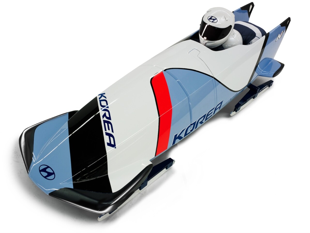 The Hyundai N Bobsleigh 2016 was designed for the Korean bobsleigh team