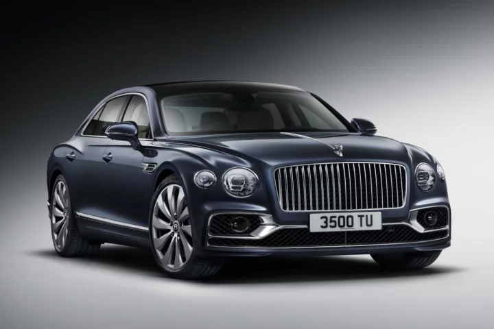 Rear-wheel steering is among the new goodies on the all-new Bentley Flying Spur