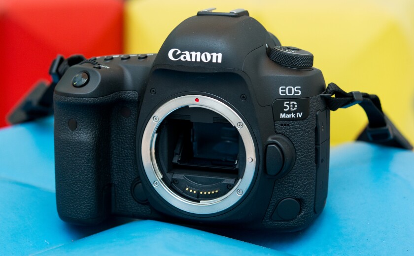 The Canon EOS 5D Mark IV is a full frame professional level DSLR