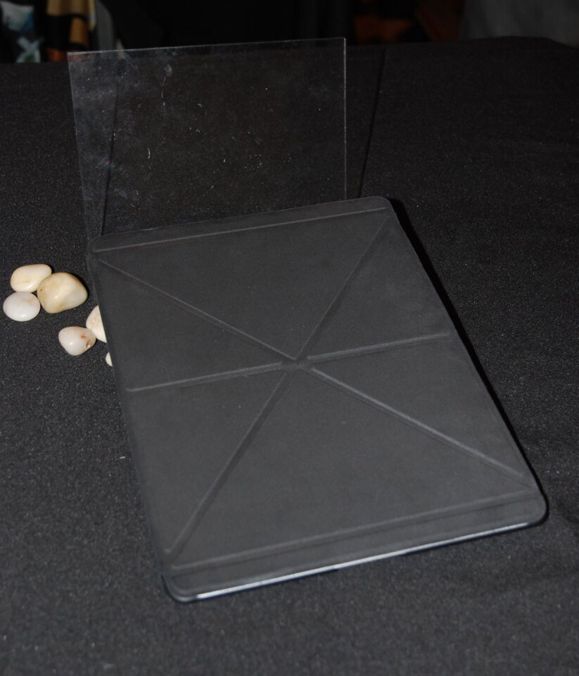 The Moshi iGlaze with VersaCover puts the iPad into sleep or auto-wake mode when the cover is opened and closed