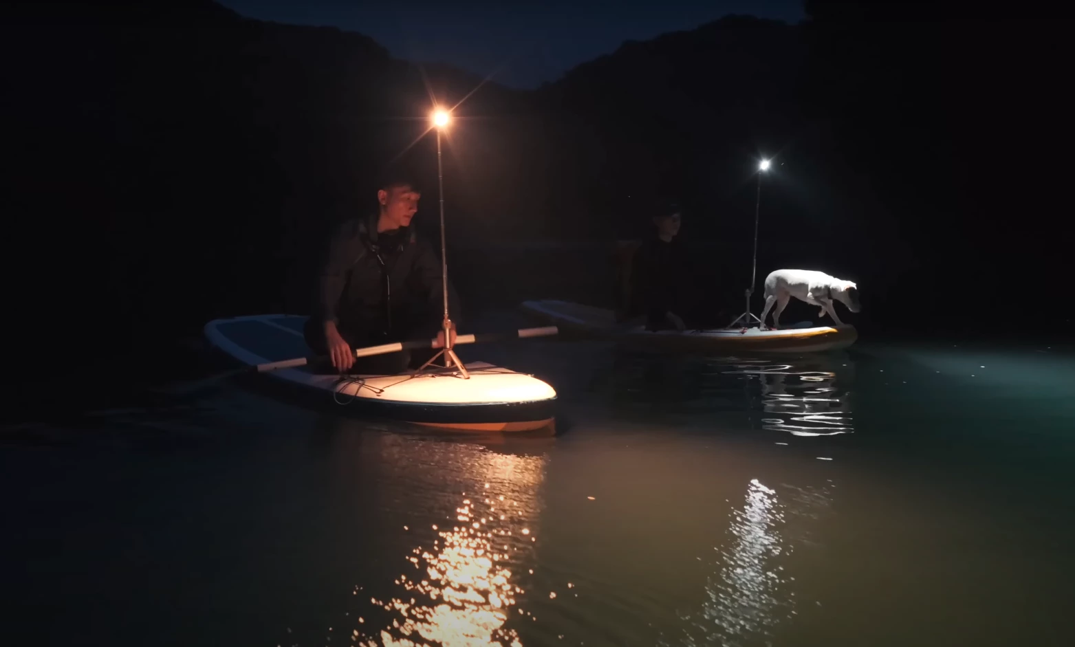 A different kind of use for the TD2, this one required some external straps since SUPs tend not to be ferrous or otherwise magnetic