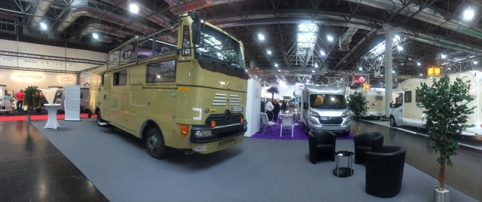 The Skydancer 7.5 prototype at the 2014 Düsseldorf Caravan Salon