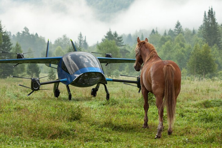 Air unveiled the full-size prototype of its One personal eVTOL at this year's Kentucky Derby