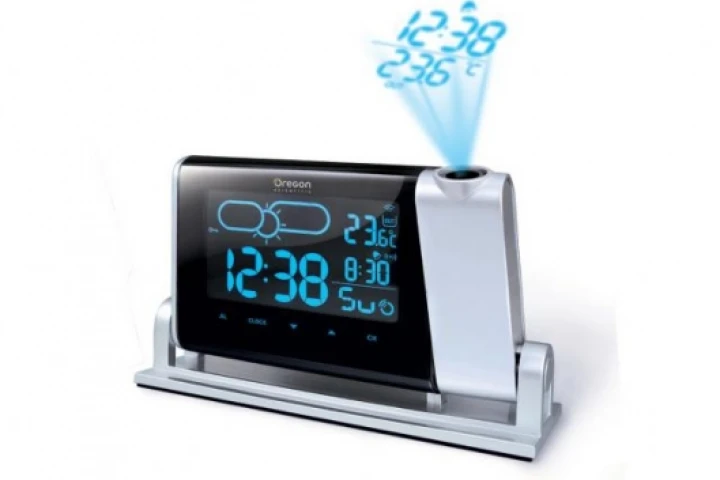 Projection Clock with Color Weather Forecast