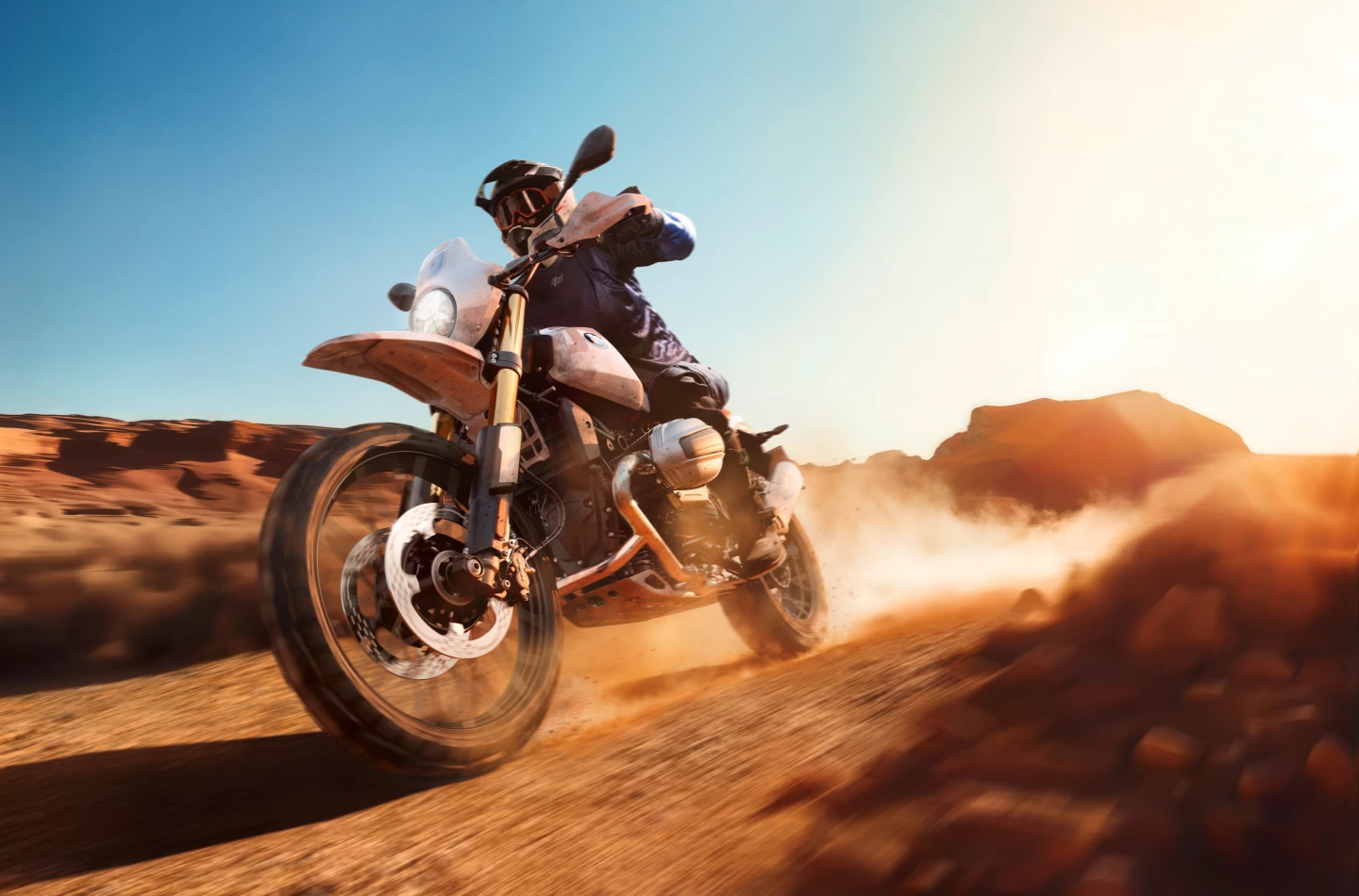 The R 12 G/S runs on an air/oil-cooled engine – the same 1,170cc boxer twin as the rest of the R12 family