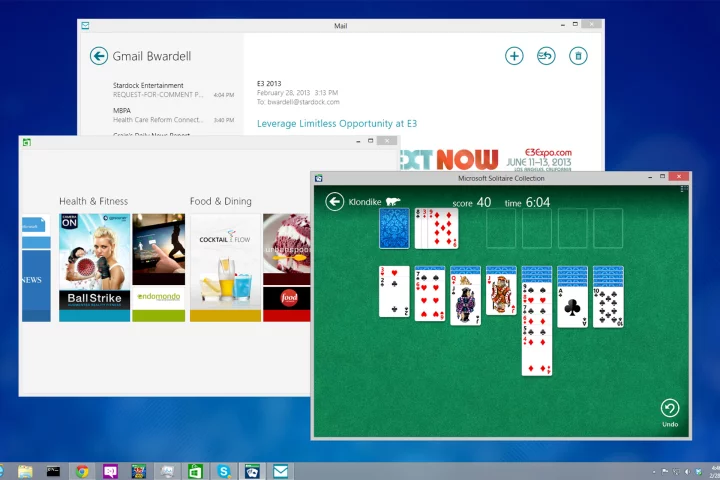 A new app, ModernMix, runs Windows 8 Metro apps on the desktop