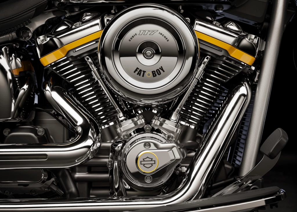 The Gray Ghost is identical to the 2025 Fat Boy, getting the same new 1,917cc Milwaukee-Eight 117 Custom engine